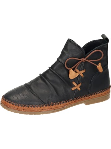 manitu Freizeit Stiefeletten in schwarz