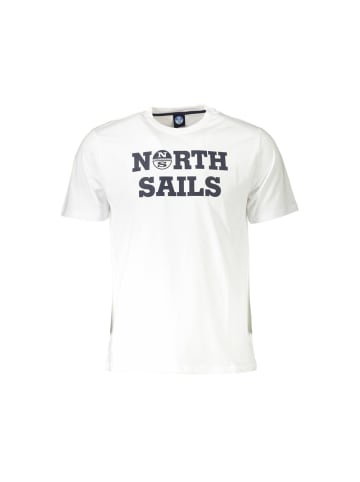 North Sails Weiß Baumwolle Herren T-Shirt
