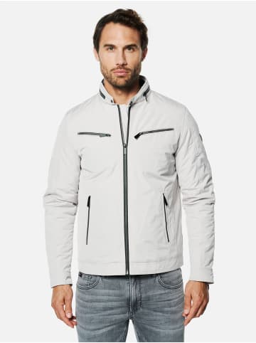 KOROSHI Leichte, kurze technische Bikerjacke in grau