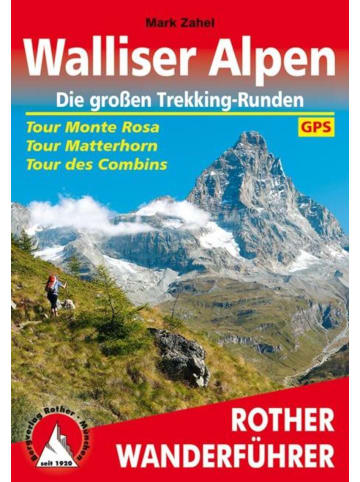 Bergverlag Rother Walliser Alpen. Die großen Trekking-Runden | Tour Monte Rosa - Tour...