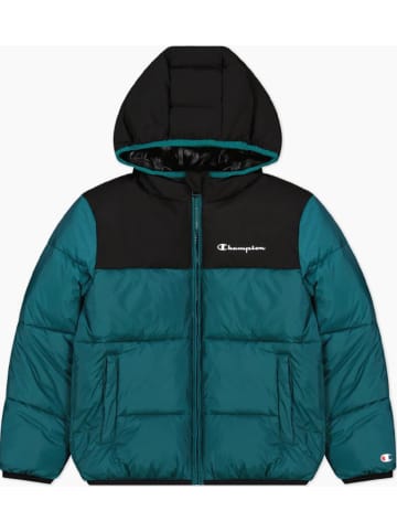 Champion Funktionsjacke Hooded Jacket in Türkis