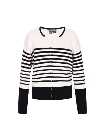 DreiMaster Vintage Women Cardigan in offwhite black