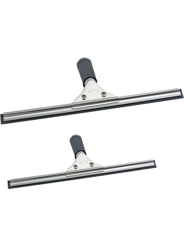 Novaliv Novaliv Sparset Fensterabzieher Profi 25 cm + 35 cm Fensterreiniger Ed in Silber