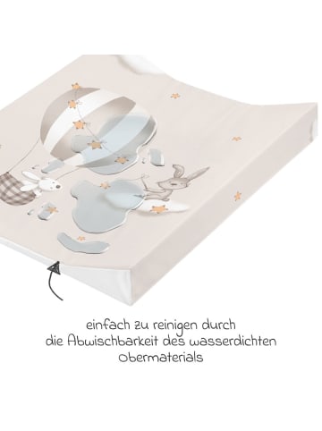 Julius Zöllner Wickelmulde Folie 2-Keil - Sternenfahrt in beige,weiss