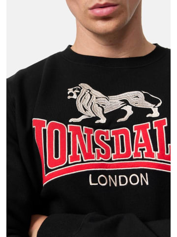 Lonsdale Pullover "Lawins" in Schwarz