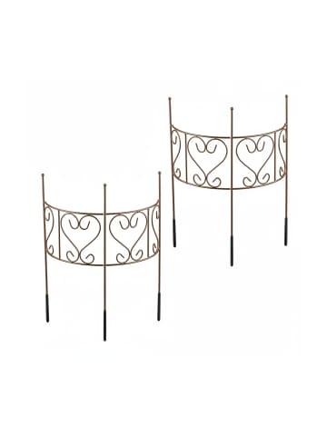 relaxdays 2 x Staudenhalter in Braun - (B)31 x (H)41,5