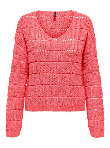 ONLY Carmakoma Strickpullover in Sugar Coral 1