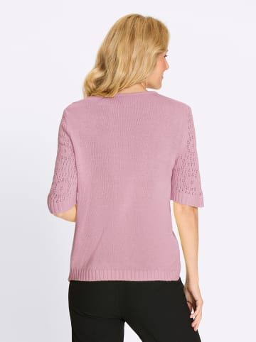 Sieh an! Pullover in rosé