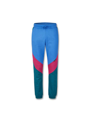 MANITOBER Cut & Sew Jogginghose in Blue/Berry/D.Green