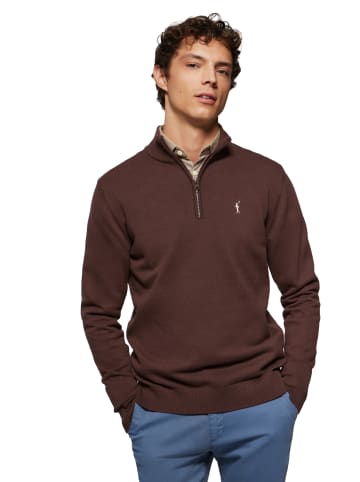 Polo Club Pullover in Braun