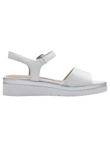 Tamaris WIDE FIT Sandalette in WHITE/SILVER