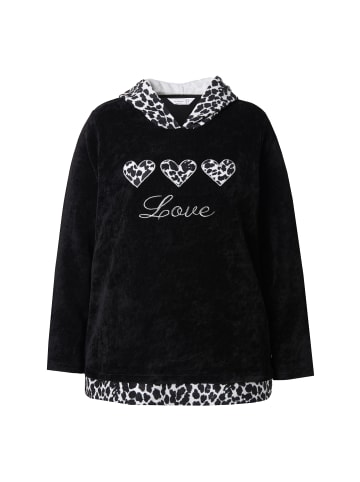 MIAMODA Sweatshirt in schwarz