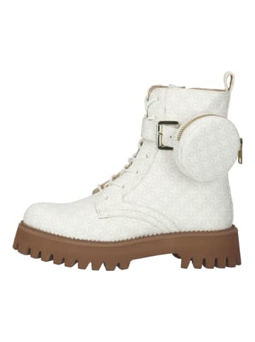 ara Stiefelette in Weiß/Braun