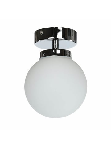 Licht-Erlebnisse Deckenlampe Ø 15 x (H)20 cm in Chrom