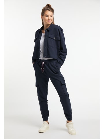 myMo Damen Sweatjacke in Marine