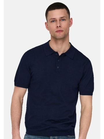 ONLY & SONS Poloshirt Wyler in Dark Navy