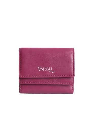 VARGU Echtleder Geldbörse IVENA 1 in cranberry