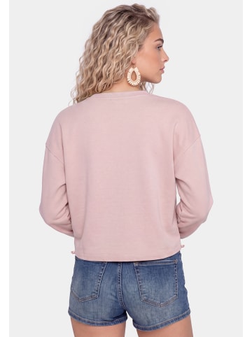 IZIA Women Sweatshirt in Light Rose
