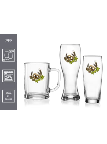 Ritzenhoff & Breker Bierkrüge Jupp in 550 ml in transparent