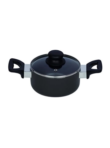 Riess Fleischtopf mit Glasdeckel Induktion in Schwarz