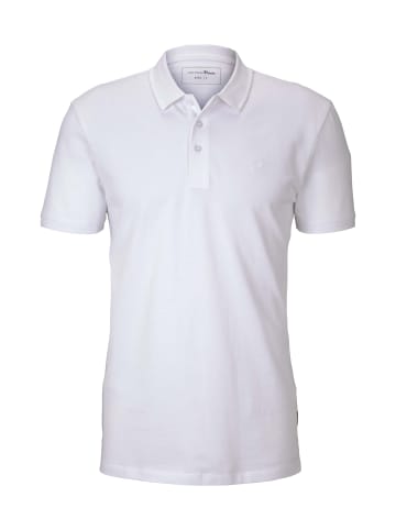 Tom Tailor Tom Tailor Poloshirt Basic Polo Polohemd Chest Artwork in weiss