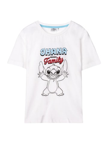 Cerda T-Shirt Disney Lilo & Stitch in Weiß