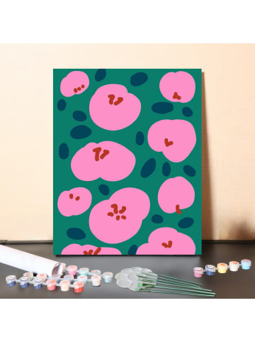 ARTNANAS DIY Malen nach Zahlen Set-"Pink Garden"