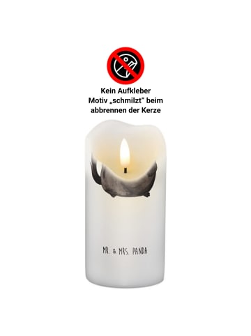 Mr. & Mrs. Panda Kerze Stinktier  ohne Spruch in Weiß