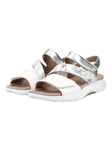 rollingsoft Sandalen in Silber/Weiß
