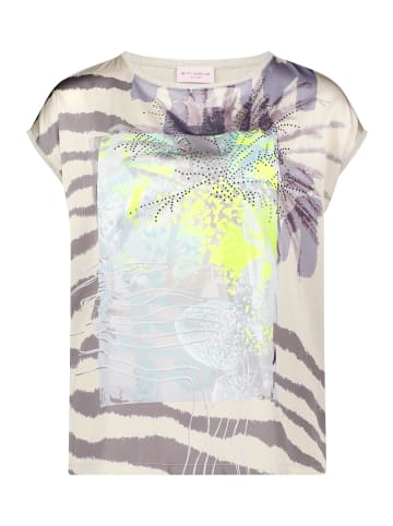 Betty Barclay Blusenshirt mit Aufdruck in Beige/Grau
