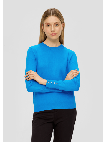 s.Oliver Strickpullover langarm in Blau