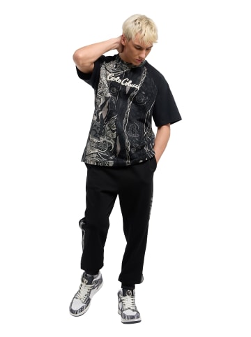 Carlo Colucci T-Shirt Eschfaller in Schwarz