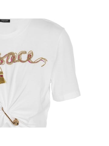 Versace Weiß Baumwolle T-Shirt