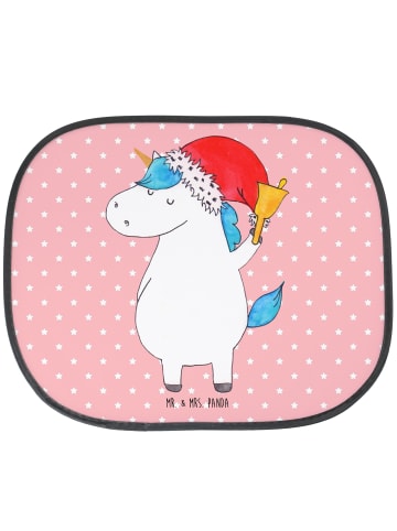 Mr. & Mrs. Panda Sonnenschutz Einhorn Weihnachtsmann ohne Spruch in Rot Pastell