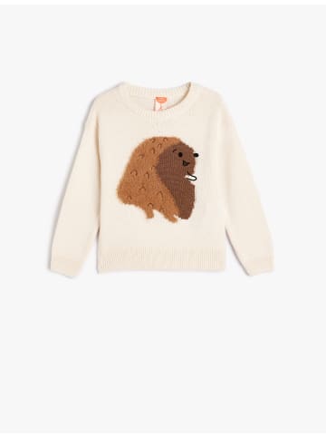 KOTON Sweater in Ekru