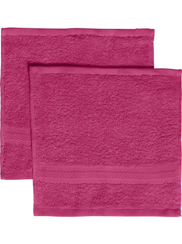 REDBEST Frottier Seiftuch 2er-Pack Chicago in fuchsia