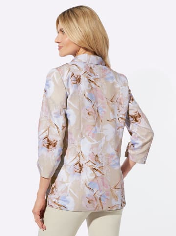 Sieh an! Blazer in sand-ecru-bedruckt