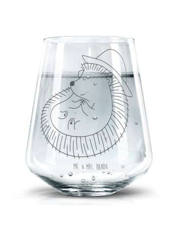Mr. & Mrs. Panda Glas Igel Beten ohne Spruch in Transparent