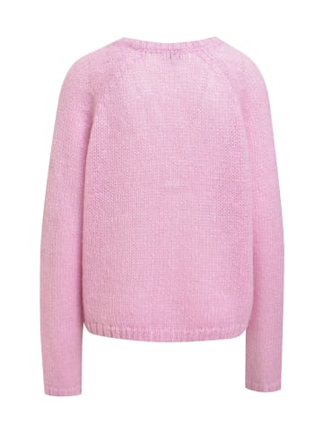 Milano Italy Oversized Raglan Cardigan 1/1 Sleeve in Rose