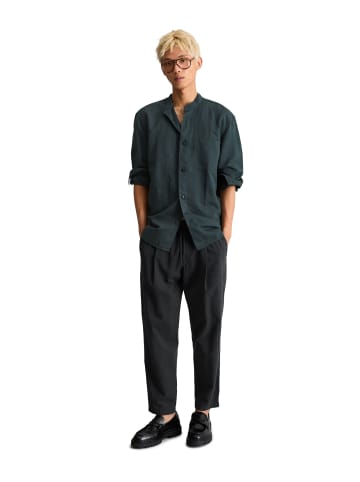 Stehkragen-Hemd regular in Peppercorn Grey