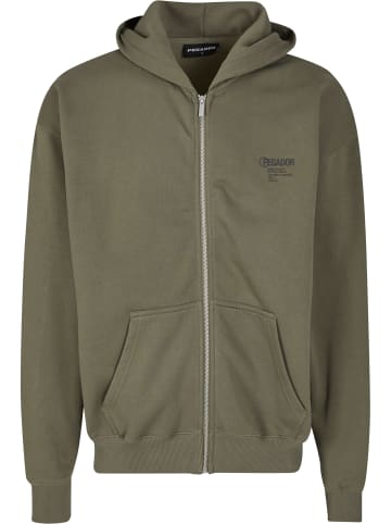 PEGADOR PEGADOR PEGADOR Mahan Oversized Übergangsjacken in washed faded olive