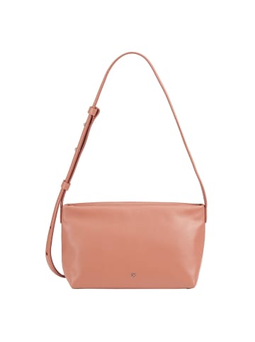 DuDu Fiji Umhängetasche Leder 27 cm in flamingo rosa