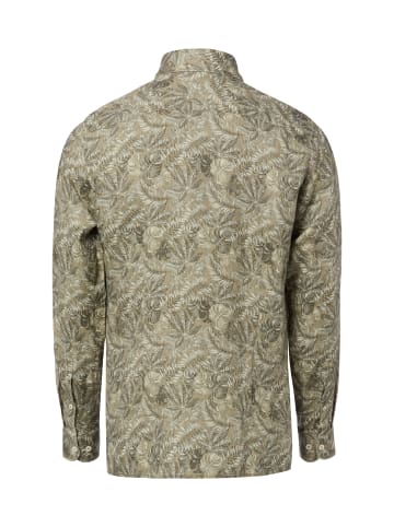 Nils Sundström Freizeithemd in khaki tanne - 0002