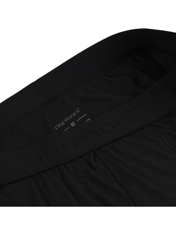 normani 12 Herren Viskose-Boxershorts in Schwarz
