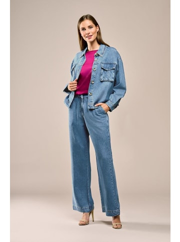Mart Visser Beerenbluse, Denimblau