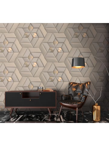 A.S. Création Tapete Textured in 3D in Grau 