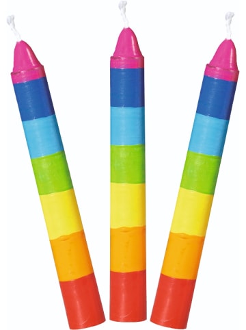 Glückskäfer Geburtstagskerzen-Set, bunt - 14 Jahren