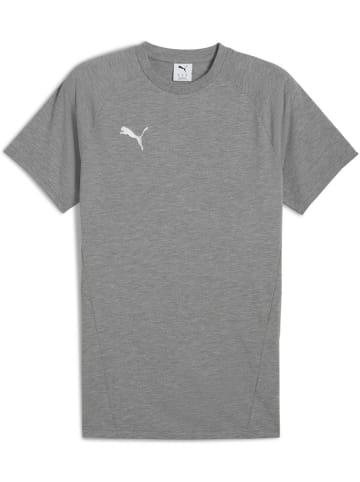 Puma T-Shirt "TeamEVOSTRIPE Tee" in Grau