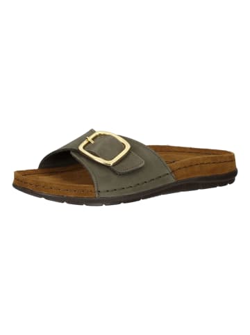 Hausschuhe Olive