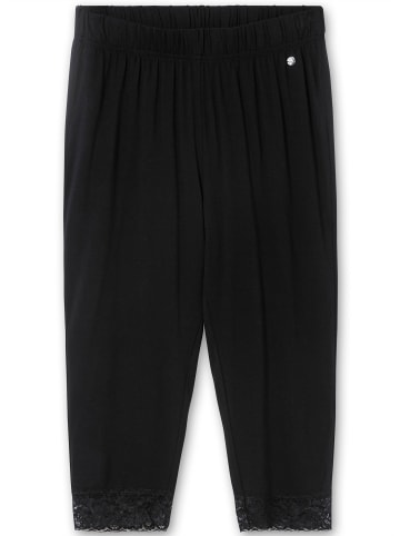 sheego Shirt + Leggings in schwarz-weiß